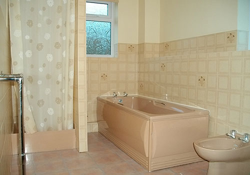before photo of bathroom re-fit project