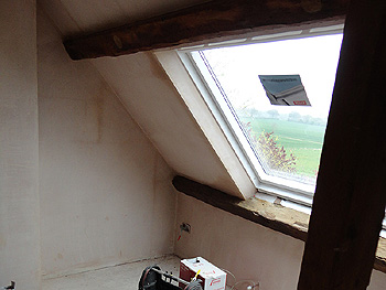 One of the 9 new electric/automatic Velux windows