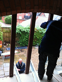 Our window fitters remove the old windows