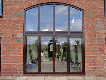 The newly fitted windows & spectacular bi-fold doors