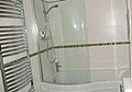HD Property Services fitted bathroom plumbing tiling designer shower and towel rail